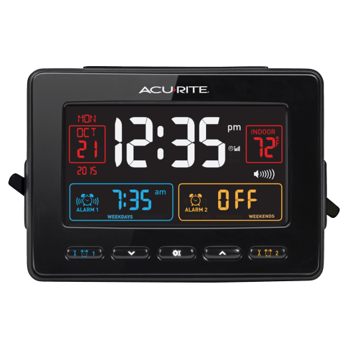 AcuRite Atomic Clock with USB Charger and Dual Alarm