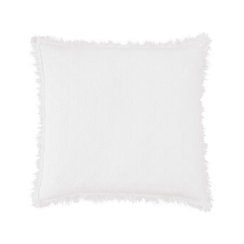 C&F Home Trellis White Euro Sham Set