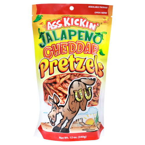 Ass Kickin' Jalapeno Cheddar Pretzels