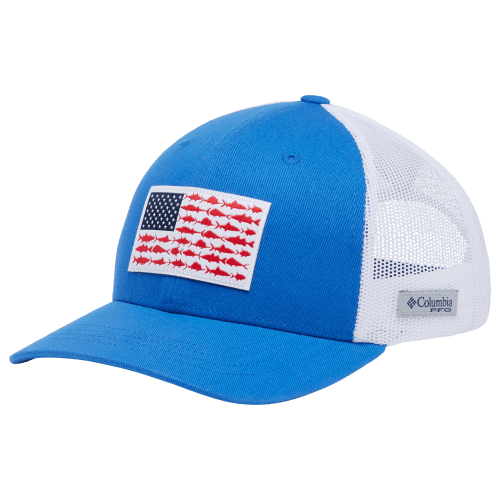 Columbia PFG Fish Flag Snapback Cap for Kids