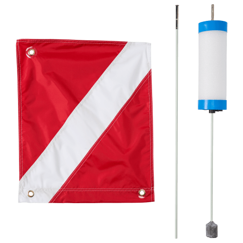 Marine Sports Cylinder Float with Dive Flag