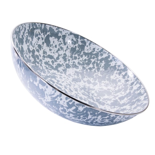 Golden Rabbit Grey Swirl Catering Bowl