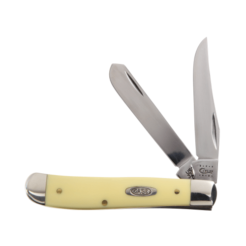 Case Yellow Handle Mini Trapper Pocket Knife