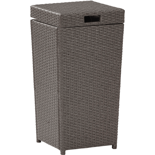 Crosley Palm Harbor Outdoor Wicker Trash Bin