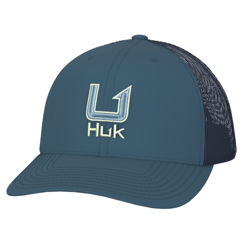 Huk Filled Barb U Trucker Cap for Men