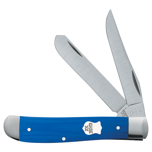 Case Blue G-10 Mini-Trapper Pocket Knife