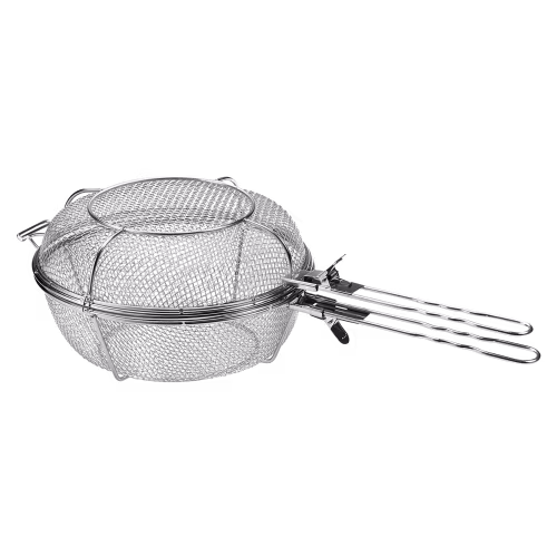 Outset Stainless Steel Jumbo Mesh Grill Basket