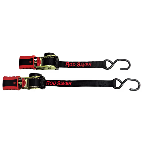 Rod Saver Mini Retractable Tie-Down with Soft Hook