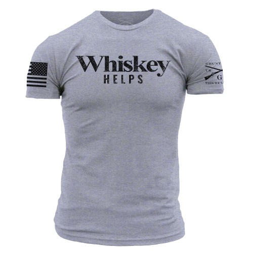 Grunt Style Whiskey Helps Short-Sleeve T-Shirt for Men