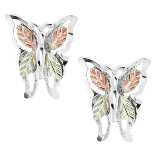 Black Hills Gold Sterling Silver Black Hills Earrings