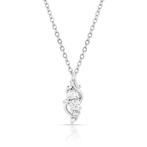 Montana Silversmiths Fiery Ice Flower Necklace