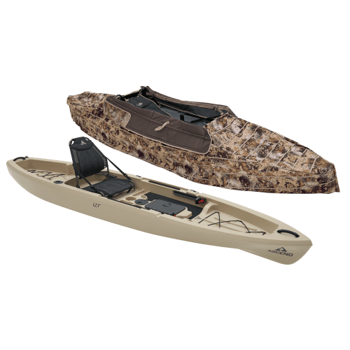 Ascend 12T Sit-On-Top Kayak with Northern Flight Kayak Blind