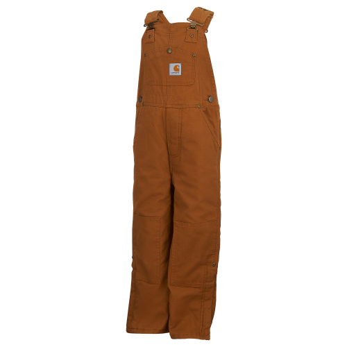 Carhartt Loose-Fit Canvas Insulated Bib Overalls for Kids