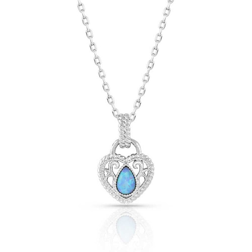 Montana Silversmiths Gleeful Heart Silver Necklace