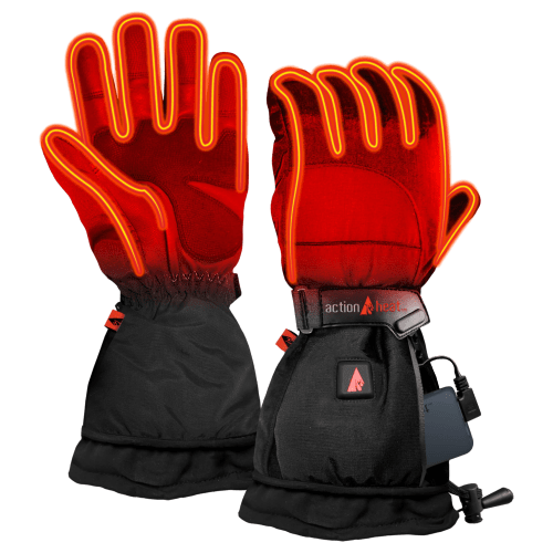 ActionHeat 5V Battery Heated Snow Gloves for Men