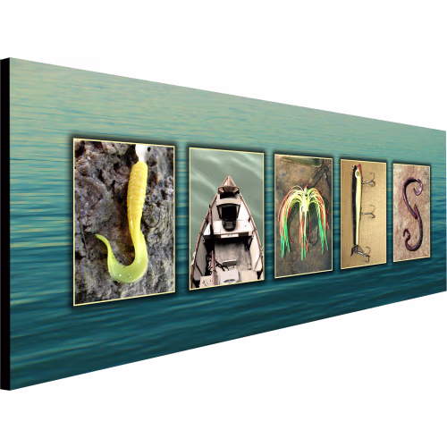 Scott Kennedy Fishing-Letter Personalized Art
