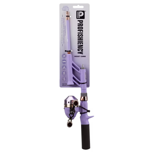 ProFISHiency Lavender Pocket Spincast Combo