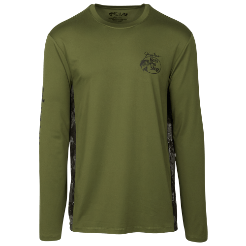 Bass Pro Shops Logo Long-Sleeve Performance Shirt for Men