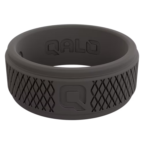 QALO Crosshatch Q2X Silicone Ring for Men
