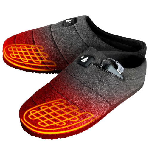ActionHeat 5V Battery Heated Slippers for Men