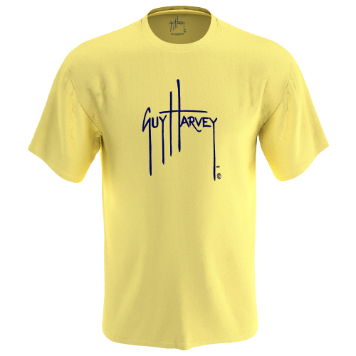 Guy Harvey Core Solid Short-Sleeve Crew T-Shirt for Men