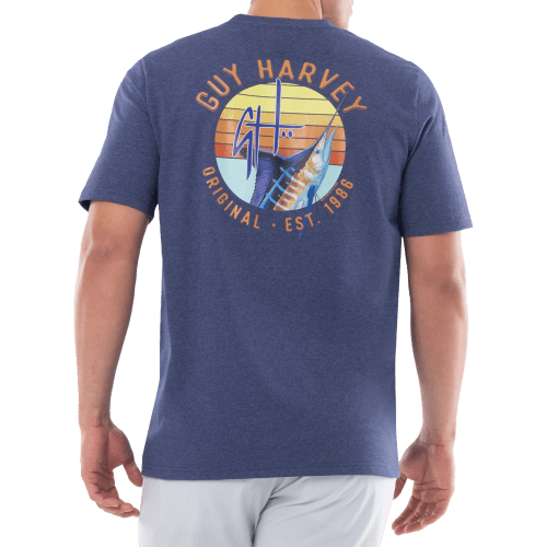 Guy Harvey Sunset Short-Sleeve T-Shirt for Men