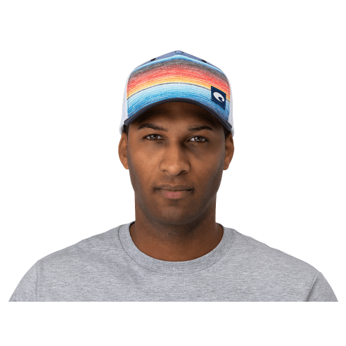 Costa Baja Stripe Trucker Cap
