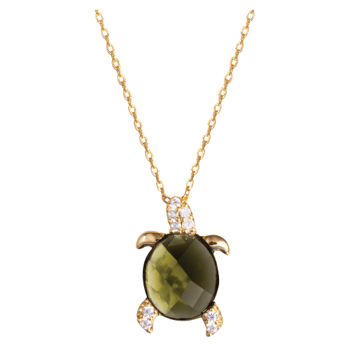 Amanda Blu Gold Turtle Necklace