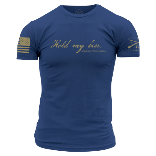 Grunt Style Hold My Beer Short-Sleeve T-Shirt for Men