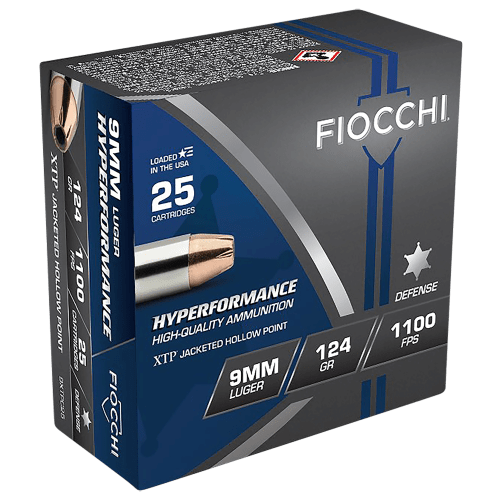 Fiocchi Extrema XTP 9mm Luger 124 Grain Handgun Ammo