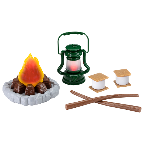 Bass Pro Shops 10-Piece Toy Campfire Set for Kids