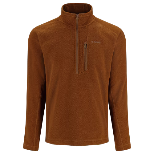 Simms Rivershed Half-Zip Fleece Long-Sleeve Jacket for Men
