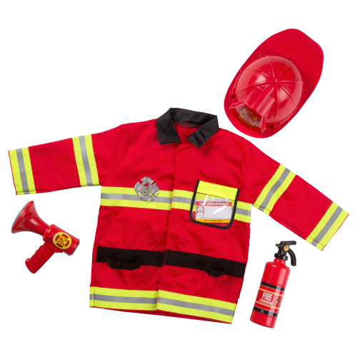 Melissa & Doug Fire Chief Role Play Costume Set