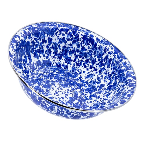 Golden Rabbit Cobalt Swirl Serving Basin