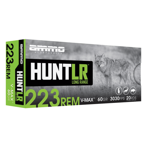 Ammo Inc Hunt LR .223 Rem 60 Grain Centerfire Rifle Ammo