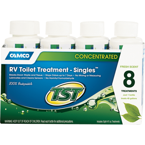 Camco TST RV Toilet Treatment Singles 8-Pack