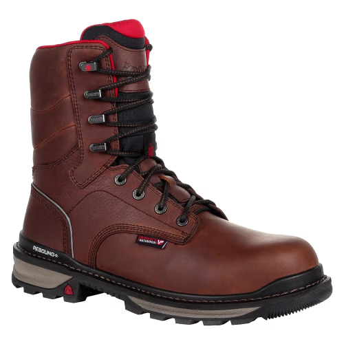 Rocky Rams Horn 8'' Waterproof Work Boots for Men