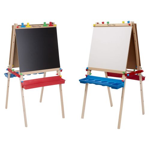 Melissa & Doug Deluxe Wooden Standing Art Easel for Kids