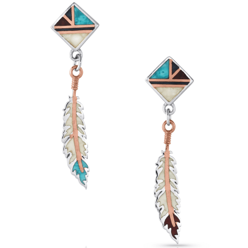 Montana Silversmiths American Legends Feather Earrings