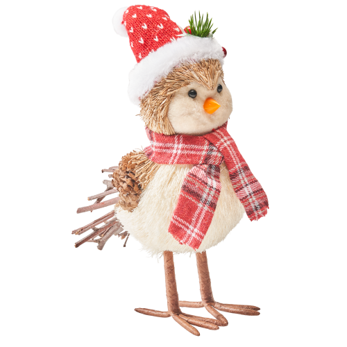 Bass Pro Shops Bird with Scarf and Hat Decor