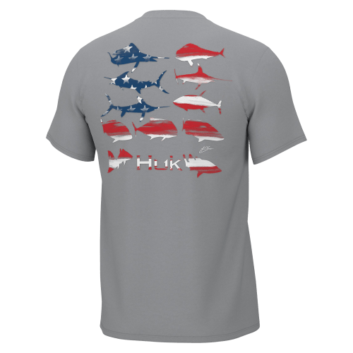 Huk KC Flag Fish Short-Sleeve T-Shirt for Men