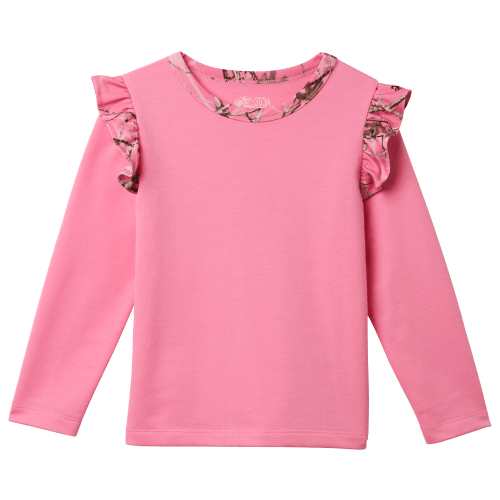 Bass Pro Shops Ruffle Long-Sleeve Shirt for Toddlers