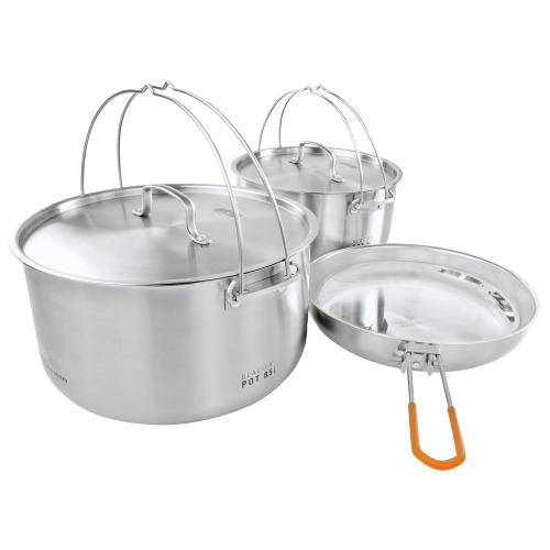 GSI Outdoors Glacier Stainless Steel Troop Cookset