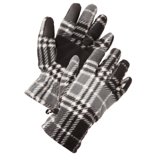 Natural Reflections Plaid Fleece Gloves for Ladies