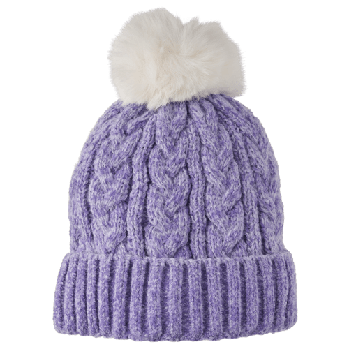 Grand Sierra Chenille Pom Cuff Beanie for Kids