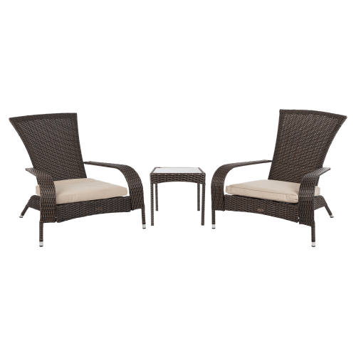 Balkene Home Coconino Wicker 3-Piece Conversation Set