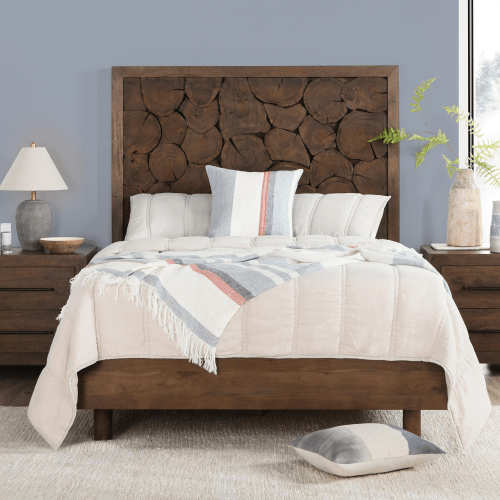 Classic Home Jaxon Acacia Wood Bed