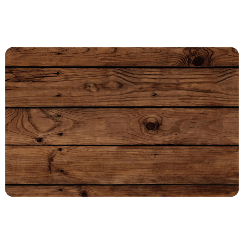Bungalow Flooring FoFlor Dark Wood Plank Accent Mat