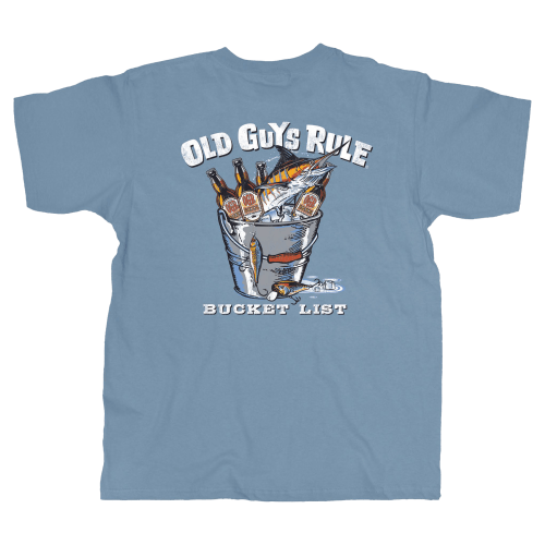 Old Guys Rule Bucket List Short-Sleeve T-Shirt for Men