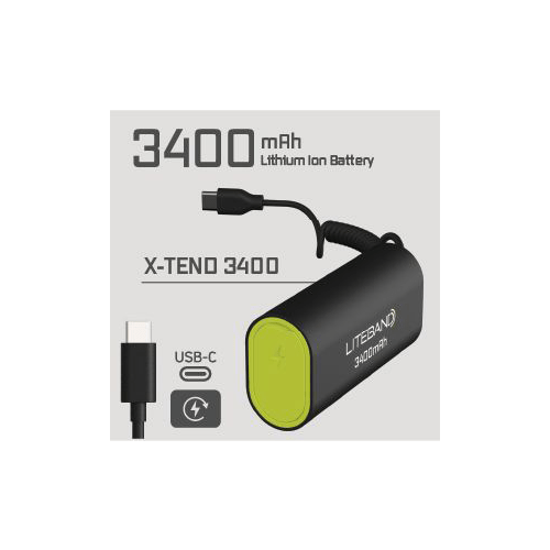 Liteband 3,400mAh Xtend Rechargeable Battery Pack